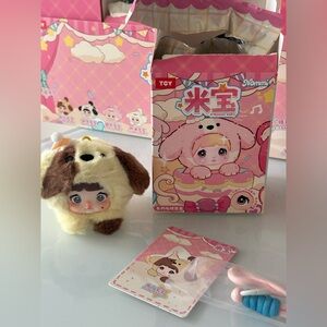 Viral Nommi Baby Puddy Buddy Dog Blind Box Bag Charm Figurine